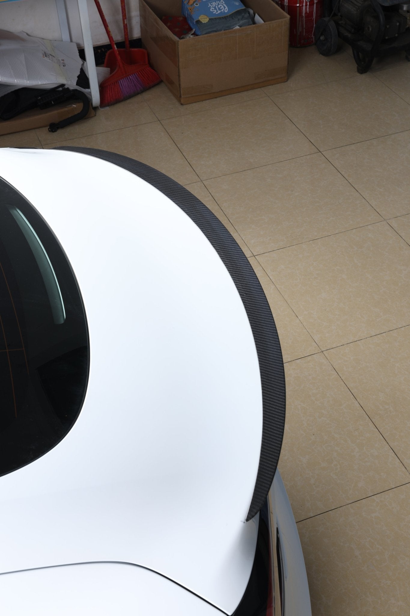 Dry Carbon Fiber Performance Spoiler for Tesla Model 3 Highland (Gloss)